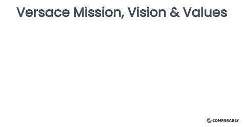 versace company mission statement|who runs versace today.